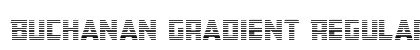 Buchanan Gradient Regular Font Preview