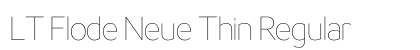 LT Flode Neue Thin Regular preview LT Flode Neue Thin Regular preview