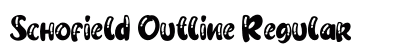 Schofield Outline Regular (OpenType) Font Preview