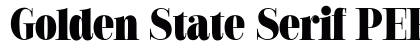 Golden State Serif PERSONAL Black Regular preview