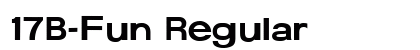 17B-Fun Regular Font Preview
