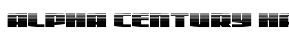 Alpha Century Halftone Regular Font Alpha Century Halftone Regular Font Preview