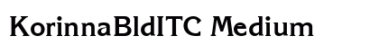 KorinnaBldITC Medium