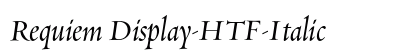 Requiem Display-HTF-Italic preview