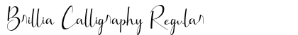 Brillia Calligraphy Regular