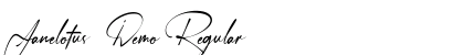 Janelotus-Demo Regular Font Preview