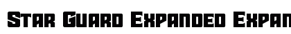 Star Guard Expanded Expanded Font Star Guard Expanded Expanded Font Preview