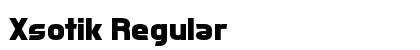 Xsotik Regular Font Preview