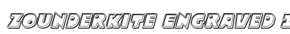 Zounderkite Engraved Italic Italic Font Preview
