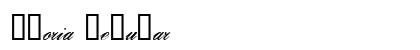 Gloria Regular Font Preview