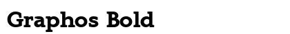 Graphos Bold Font Preview