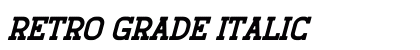 Retro Grade Italic preview