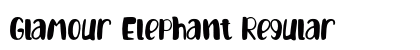 Glamour Elephant Regular Font Preview