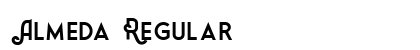 Almeda Regular Font Preview