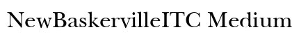 NewBaskervilleITC Medium