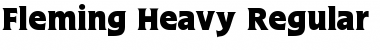 Fleming-Heavy Regular Font