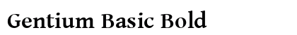 Gentium Basic Bold font free download