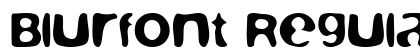 Blurfont Regular Font Preview