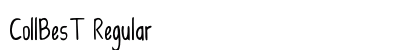 CollBesT Regular Font Preview