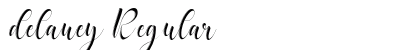 delaney Regular Font Preview