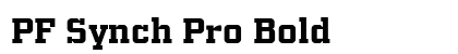 PF Synch Pro Bold Font PF Synch Pro Bold Font Preview
