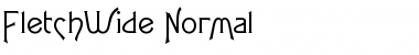 FletchWide Normal Font