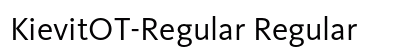 KievitOT-Regular Regular font free download