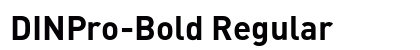 DINPro-Bold Regular preview