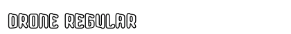 Drone Regular Font Preview