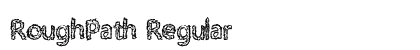 RoughPath Regular Font Preview