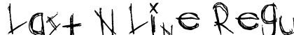 Last N Line Regular Font Preview