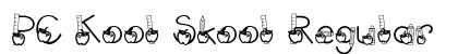 PC Kool Skool Regular Font Preview
