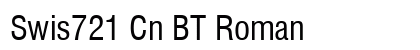 Swis721 Cn BT Roman font free download