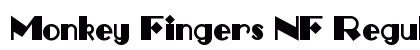 Monkey Fingers NF Regular Font Preview