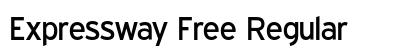 Expressway Free Regular Font Preview