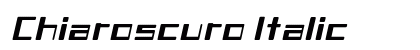 Chiaroscuro Italic Font Preview