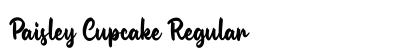 Paisley Cupcake Regular Font Preview