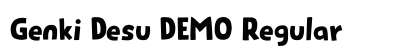 Genki Desu DEMO Regular preview Genki Desu DEMO Regular preview