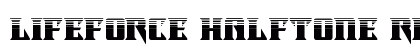 Lifeforce Halftone Regular Font Preview