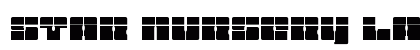 Star Nursery Laser Regular Font Preview