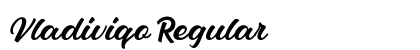 Vladiviqo Regular Font Preview