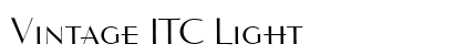 Vintage ITC Light preview