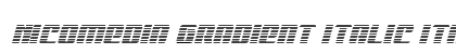 Nicomedia Gradient Italic Italic