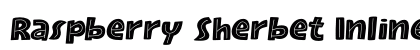 Raspberry Sherbet Inline DEMO Regular Font Preview
