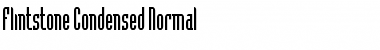 Flintstone Condensed Normal Font