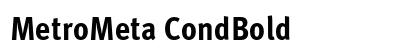 MetroMeta CondBold font free download