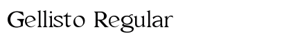 Gellisto Regular preview