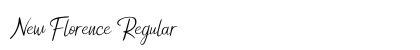 New Florence Regular Font Preview