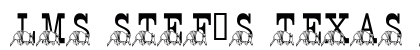 LMS Stef's Texas Friend Regular Font Preview