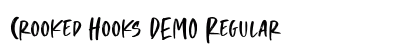 Crooked Hooks DEMO Regular Font Preview
